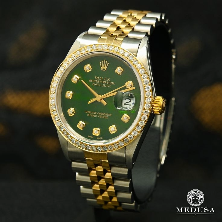 RELOJ ROLEX FONDO VERDE