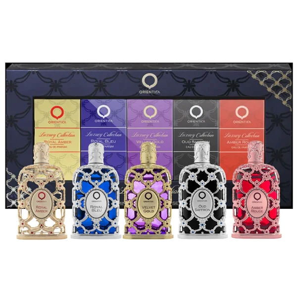 MINI SET ORIENTICA LUXYURY COLLECTION ( 5 PC ) 0.25 OZ EDP SP