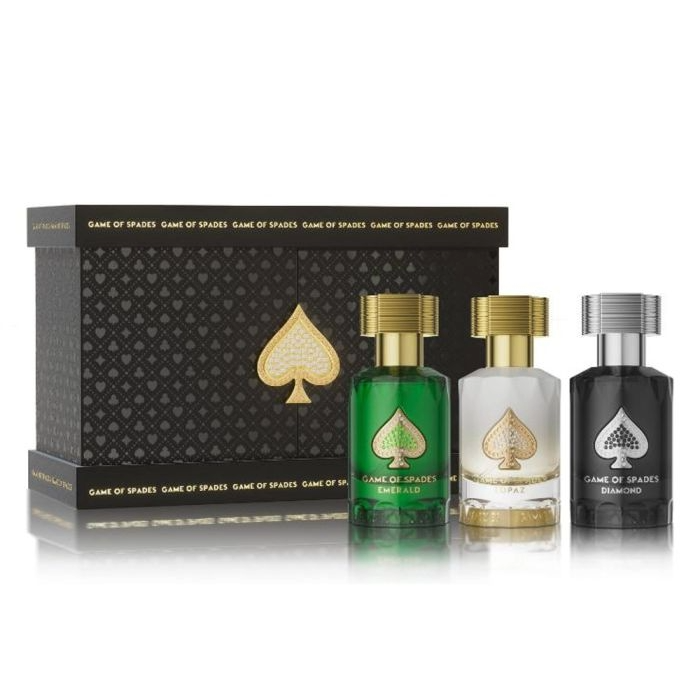 SET GAME OF SPADE EMERALD 30ML + DIAMOND 30ML + TOPAZ 30ML